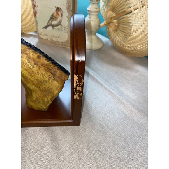 Pair Horse Head Set Bookends Perfect For Bookshelf or Library - Picture 10 of 12